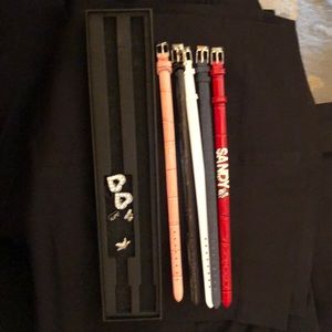 Diamonique bands - multiple colors.